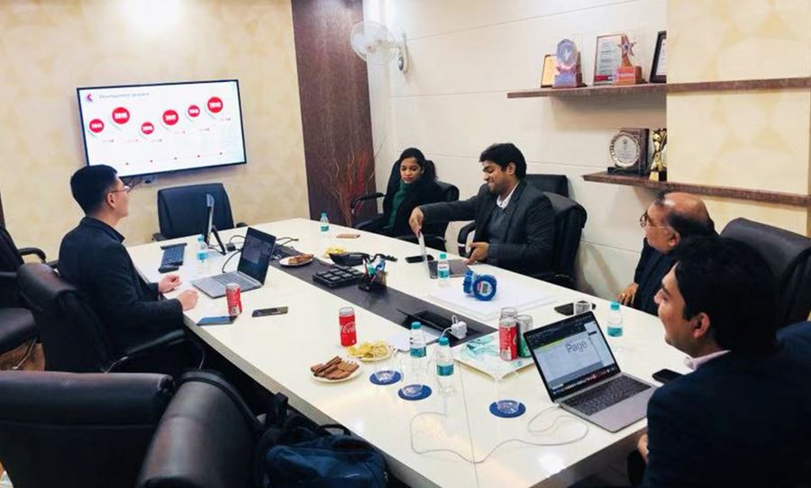November 2019,Company Leaders Visit Customers In India