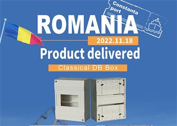 Distribution Boxes Are Fully Loaded And Arrived At Constanta Port, Romania.